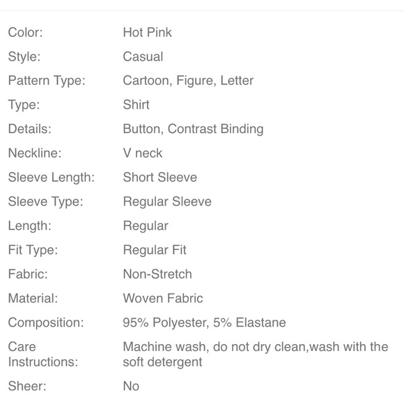 BNIB GIRLS Button Down short sleeve  shirt 6 Y - Picture 8 of 12